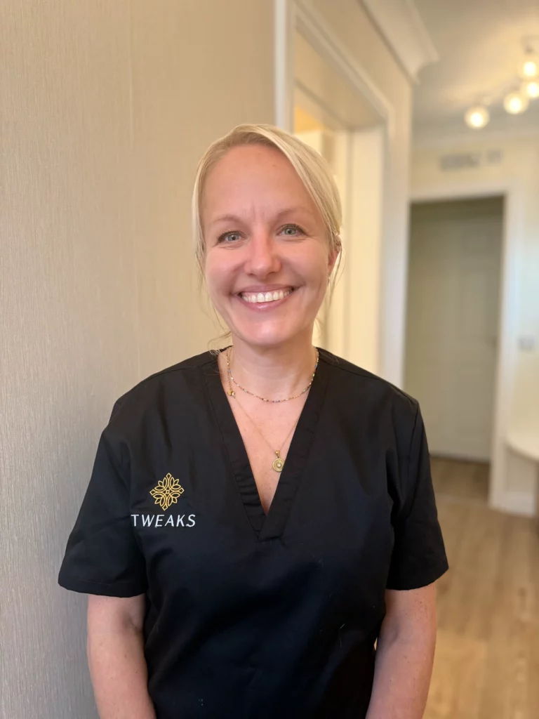 Racheal in Tweaks Asthetics Uniform
